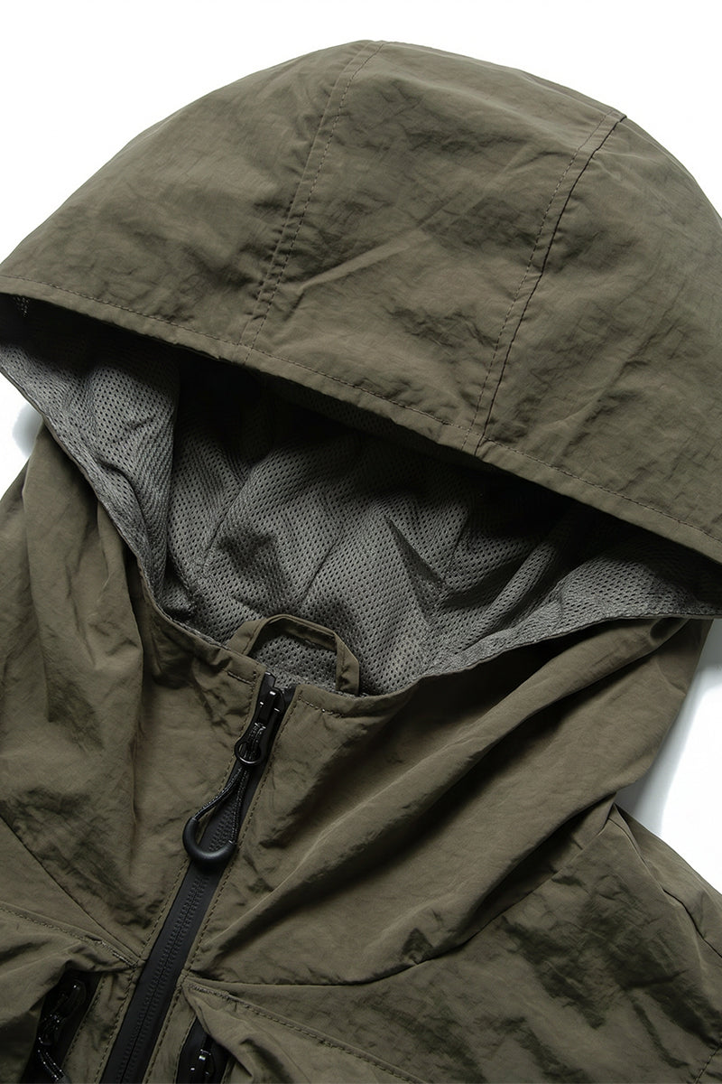 Men's Summer Mountain Multi-Pocket Hooded Utility Vest