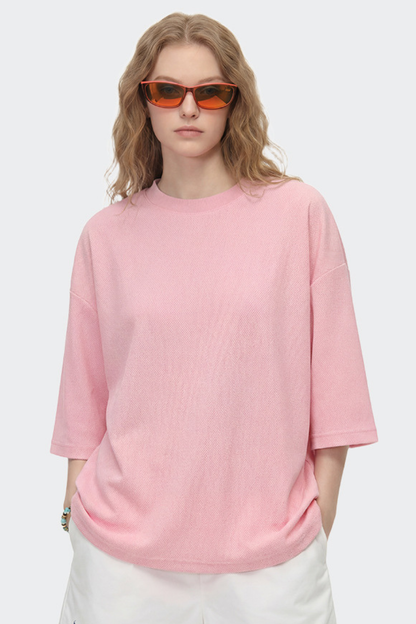 Men's Boxy Street Mesh Retro Patchwork Breathable Tee