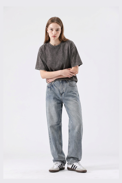 Women's Classic 5-Pocket High Waist Straight Leg Jeans