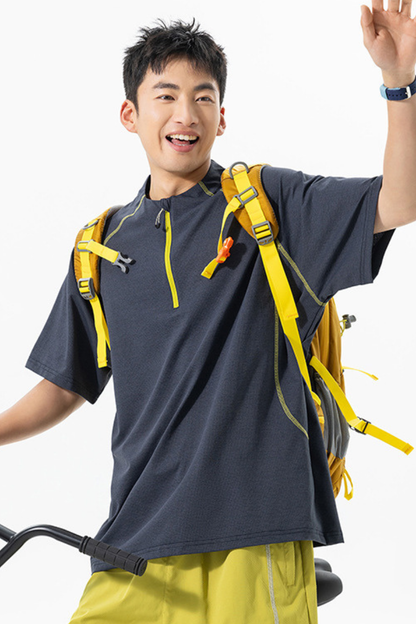 Men's Summer Street Outdoor UPF Antibacterial Quick Dry Tee