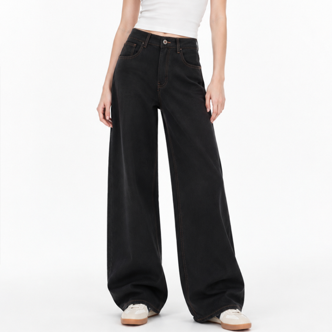 Women's High Waist Wide Leg Jeans