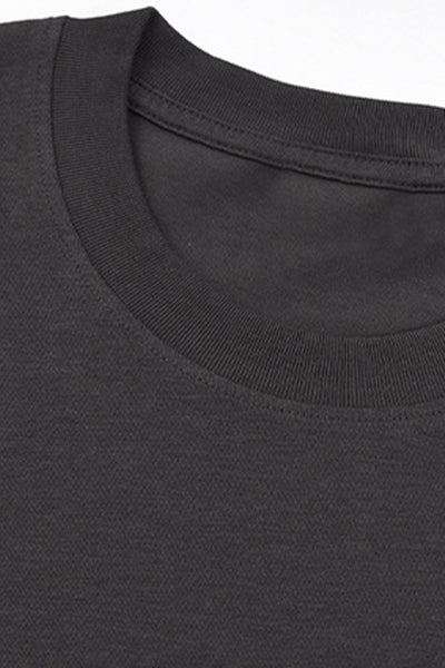 Men's Summer Casual Cotton Drop-Shoulder Loose-Fit T-Shirt