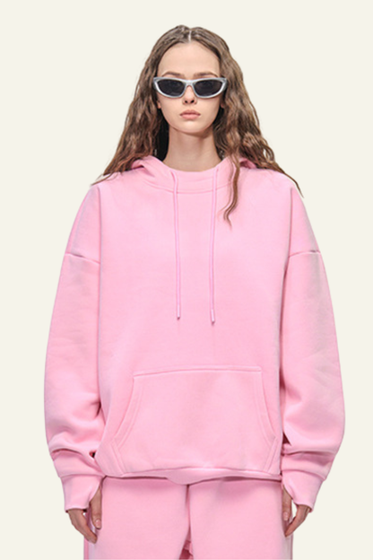 Women's  Eye Mask Version With Fleece-Lined Hoodie.