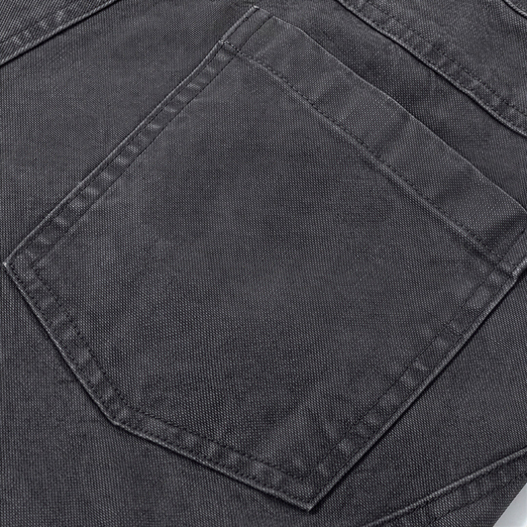 Men's Spring Multi-Pocket Tech Cargo Wide-Leg Pants