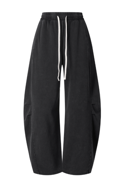 Men's Summer Vintage Washed Cotton Drawstring Cargo Pants