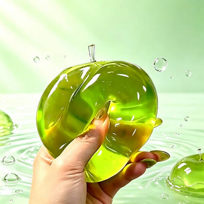 Unisex All Season Transparent Apple Slow Rebound Fidget Toy