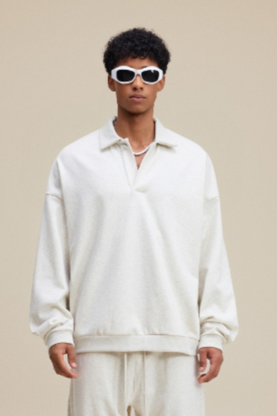 Men's Stand-Collar Pullover Hoodie
