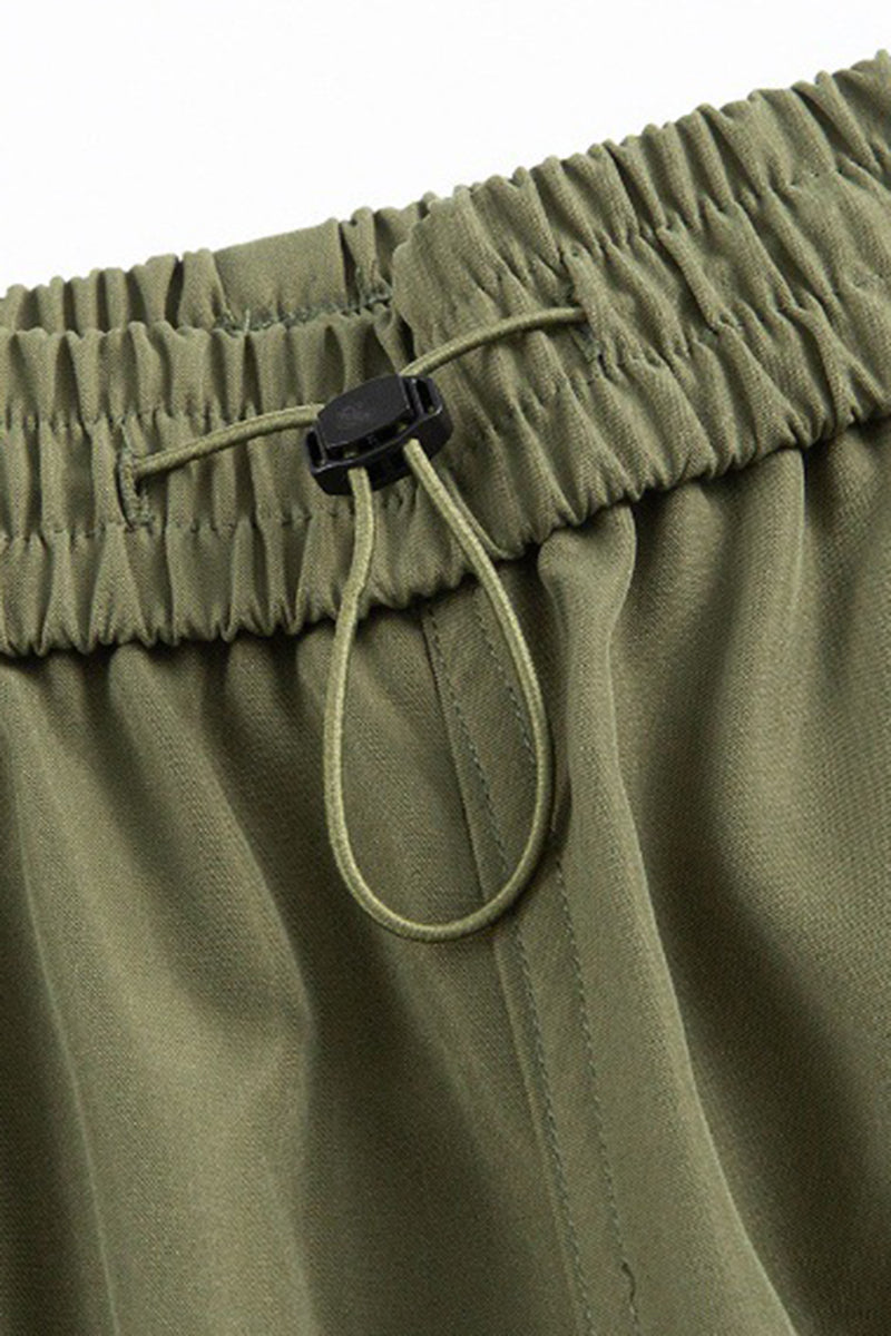 Women's Fall Winter Multi-Pocket Wide-Leg Cargo Pants
