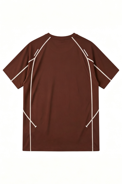 Men's Summer Reflective Contrast Quick-Dry Athletic T-Shirt