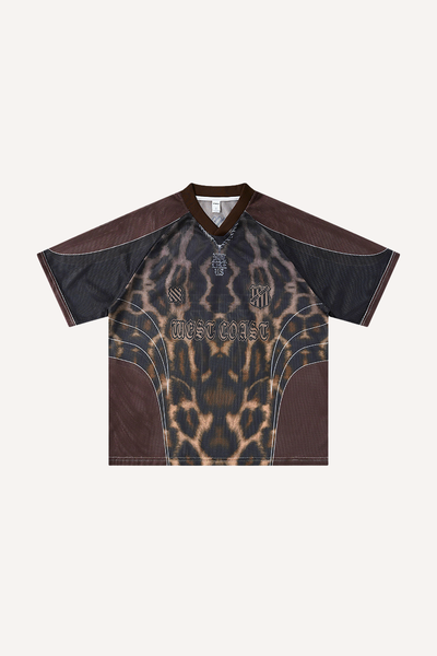 Men's Summer West Coast Leopard Mesh Tee