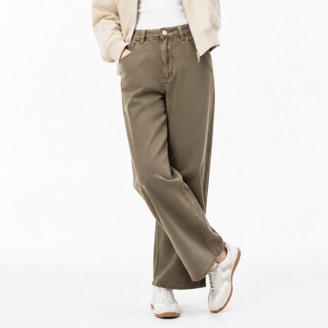 Women's & Unisex High Waist Wide Leg Jeans
