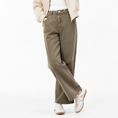 Women's & Unisex High Waist Wide Leg Jeans