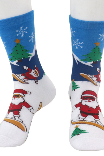 Unisex Christmas Long Cotton Casual Sports Socks