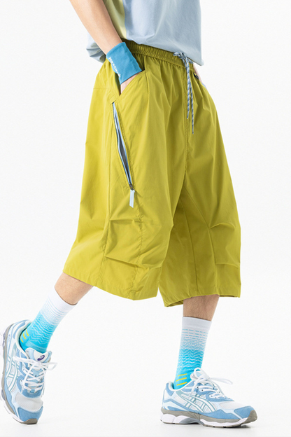 Men's Summer Hiking Quick Dry Breathable Cargo 7/8 Shorts