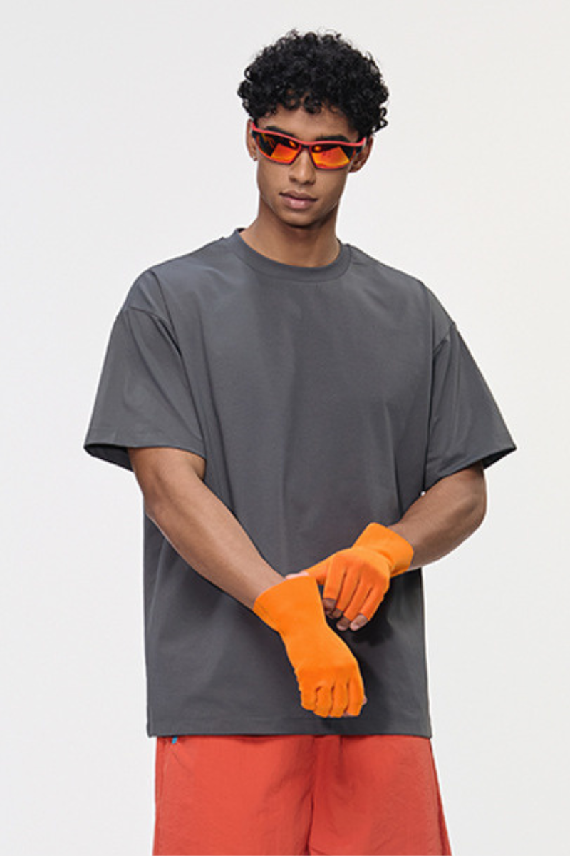 Men's Polyester Odor Control Quick Dry Crewneck Tee
