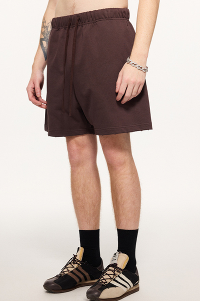 Men's Summer 450g Solid Breathable Elastic Loose 4" Shorts
