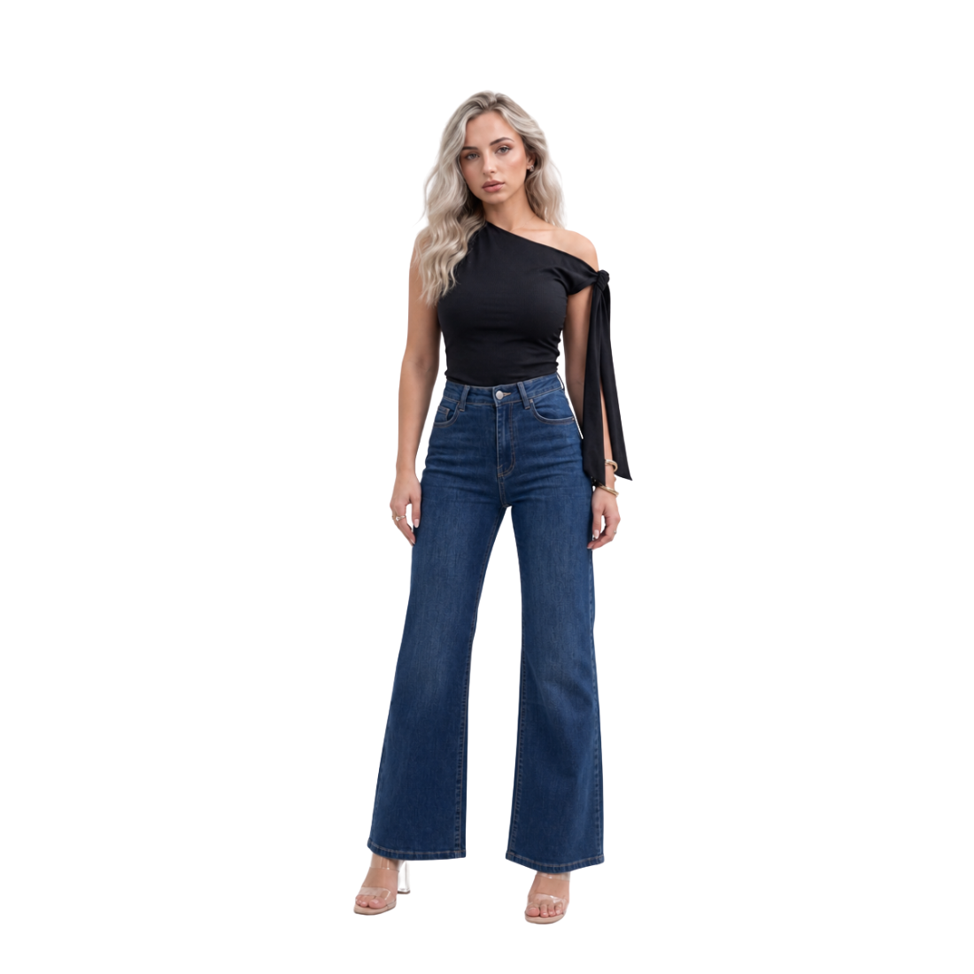 Women's vintage relaxed bootcut jeans