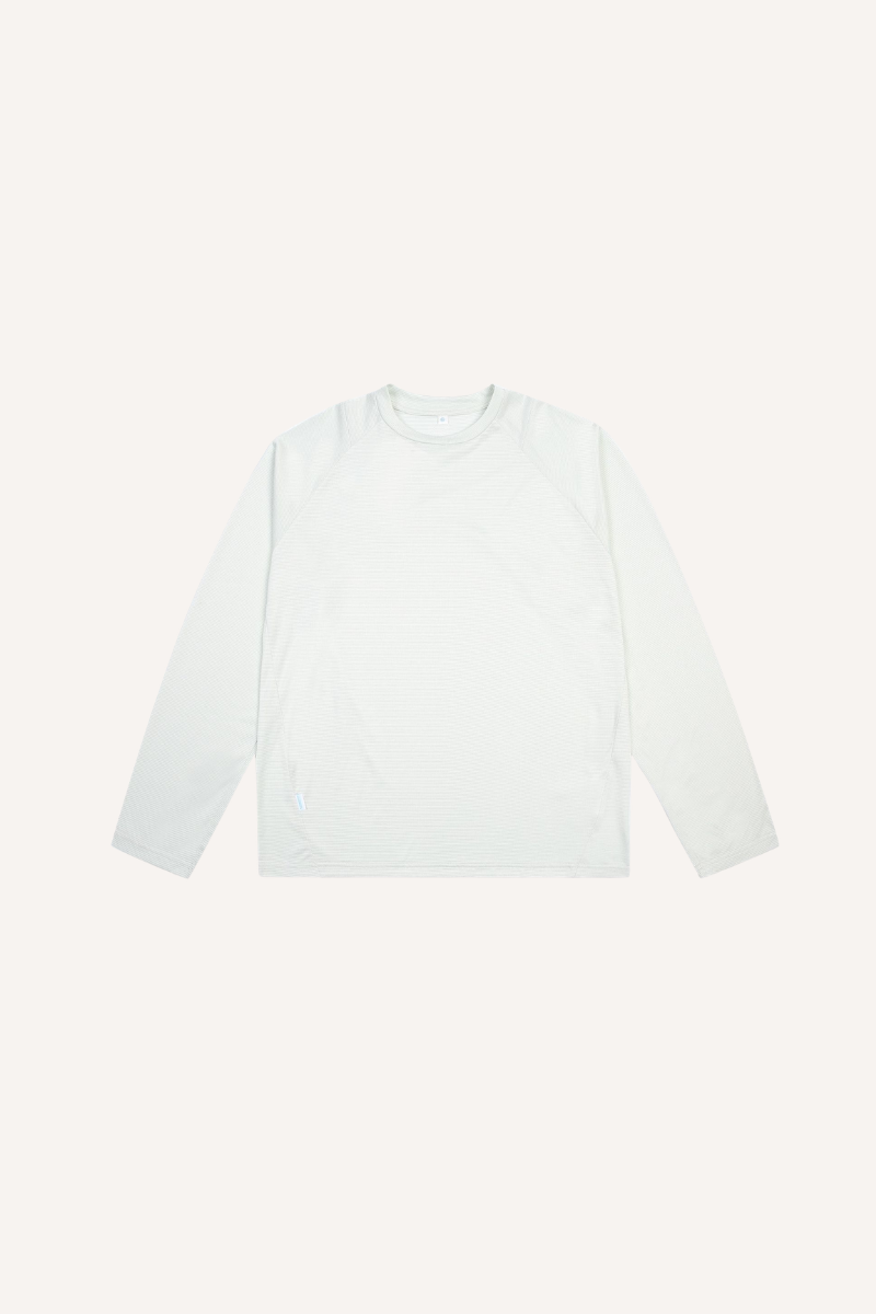 Men‘s COOLMAX LYCRA Wicking Quick Dry Paneled LS Tee