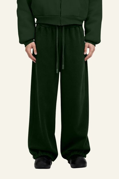 Men's Cotton Streetwear Drawstring Cuffed Sweatpants