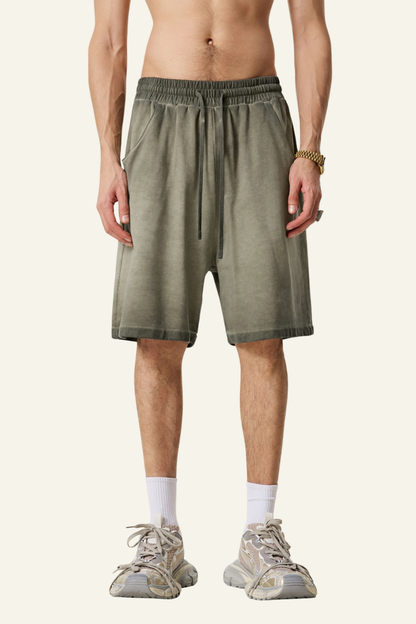 Men's Vintag Washed Cotton Relaxed Short