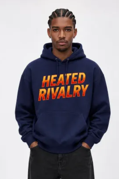 Men Fall Clothing Heated Rivalry Graphic Oversized Hoodie