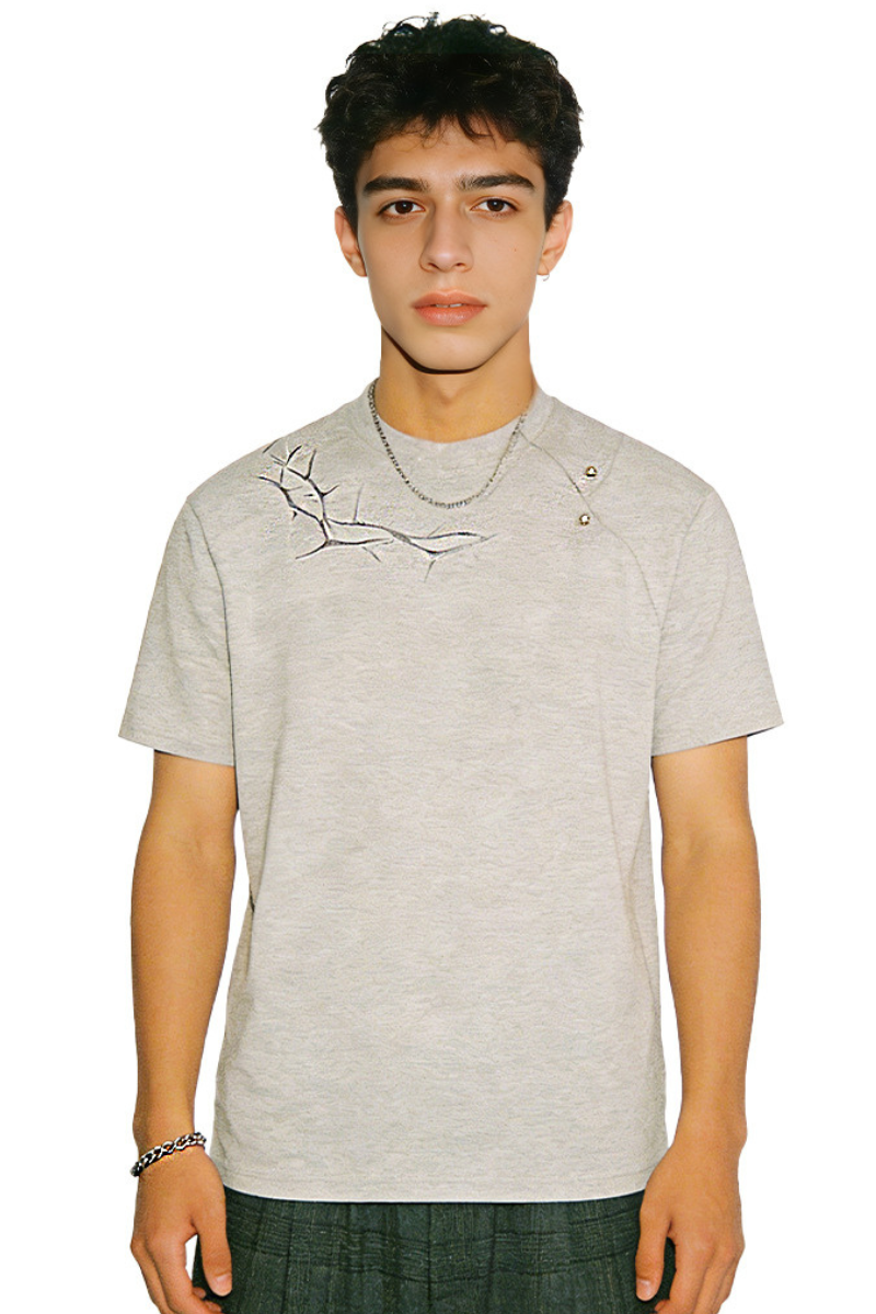Men's Summer Cleanfit Lightning Emb Heavy Set-in Tee