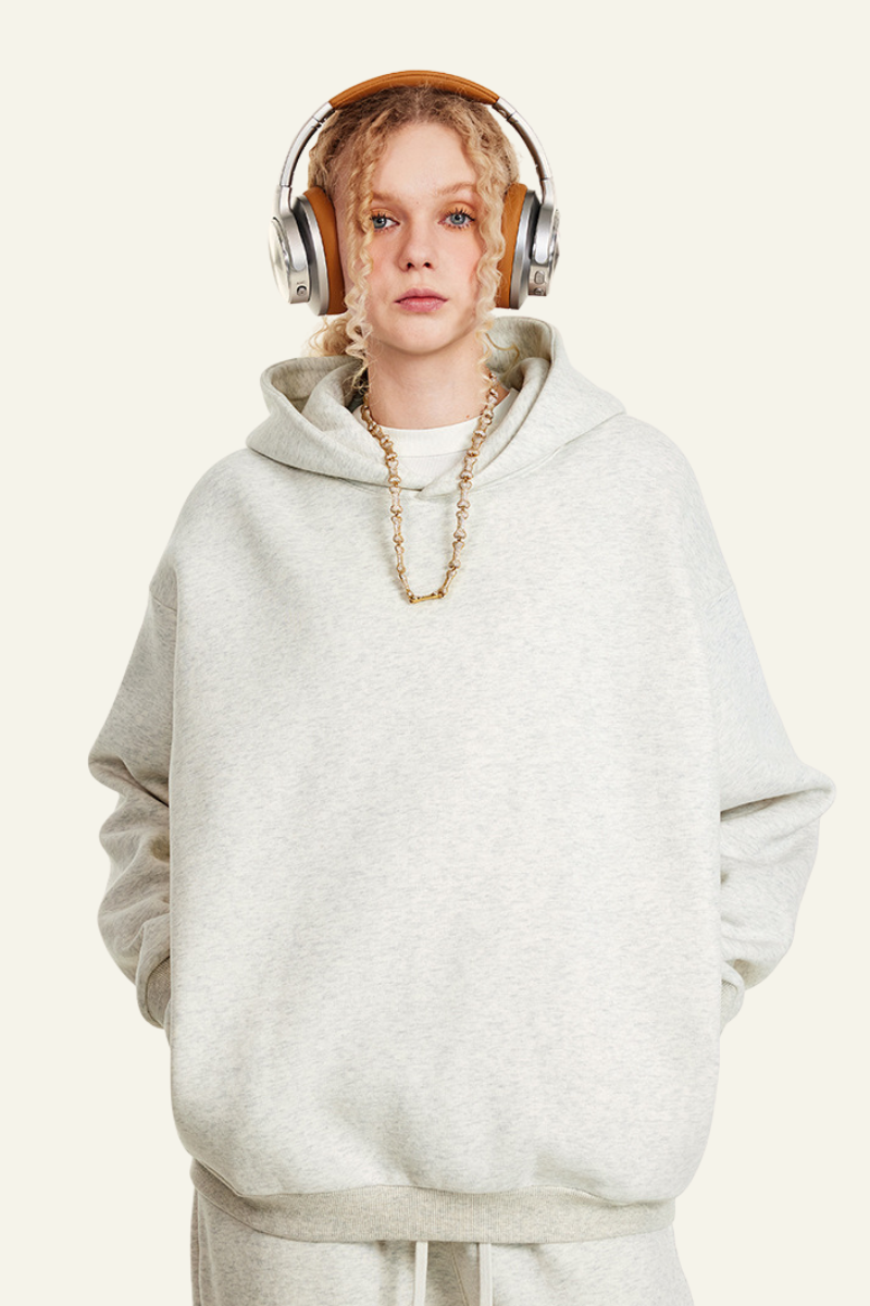 Women's Streetwear Fleece-Lined Hoodie