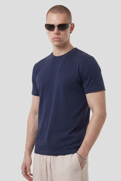 Men's Summer 210g Ribbed Set-in Cooling Quick Dry Slim Tee