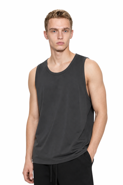 Men‘s Summer 50s Luxury Pima Ice Silk Tank