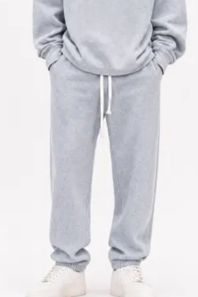 Men Fall 400G Washed Vintage Relaxed Sweatpants