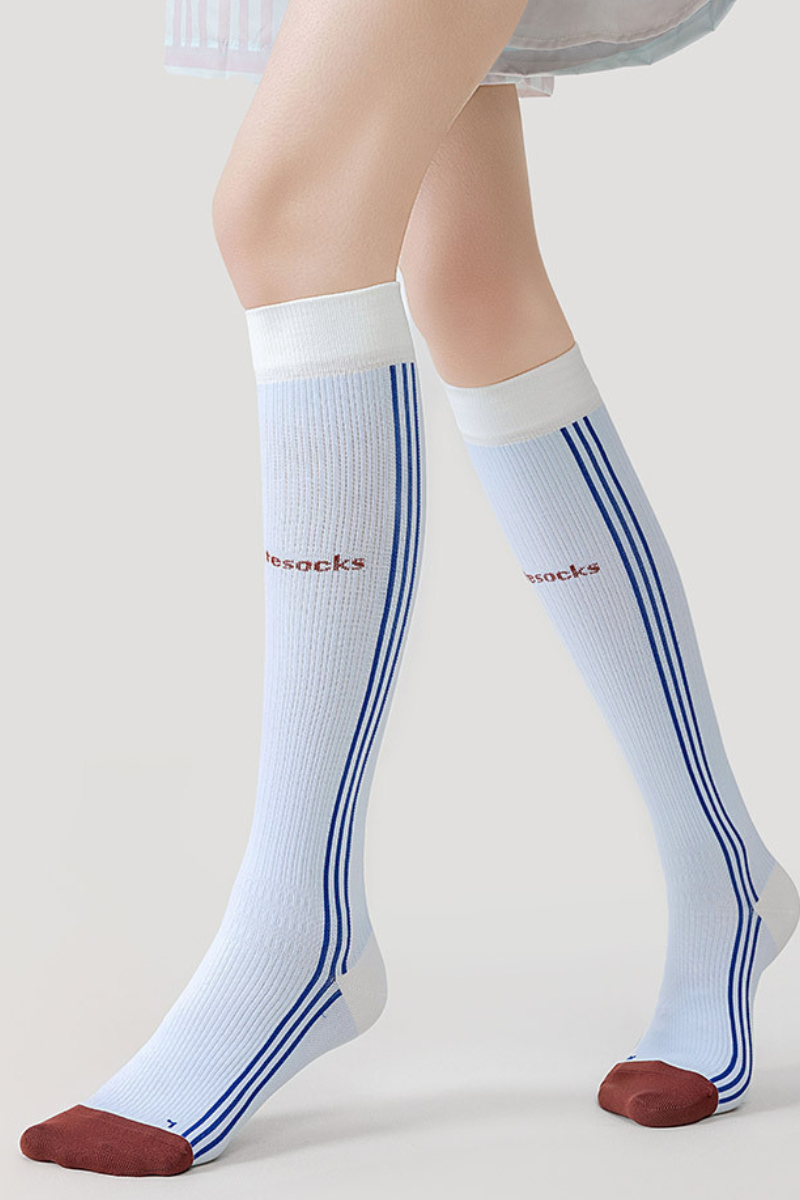 Women's Fall Graduated-Compression Athletic Knee-High Socks