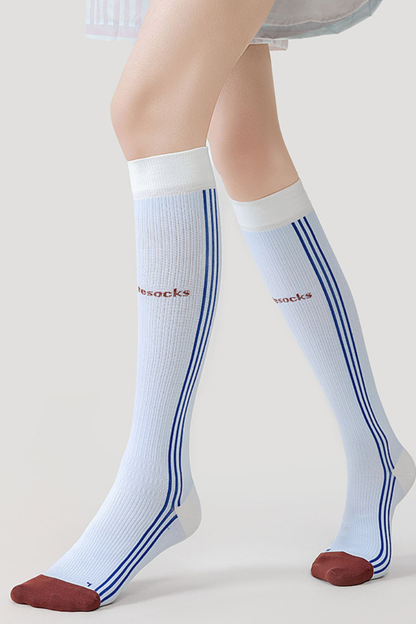Women's Fall Graduated-Compression Athletic Knee-High Socks