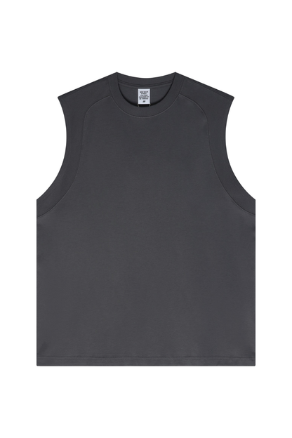 Unisex Summer Lyocell Cooling Paneled Loose Tank Top