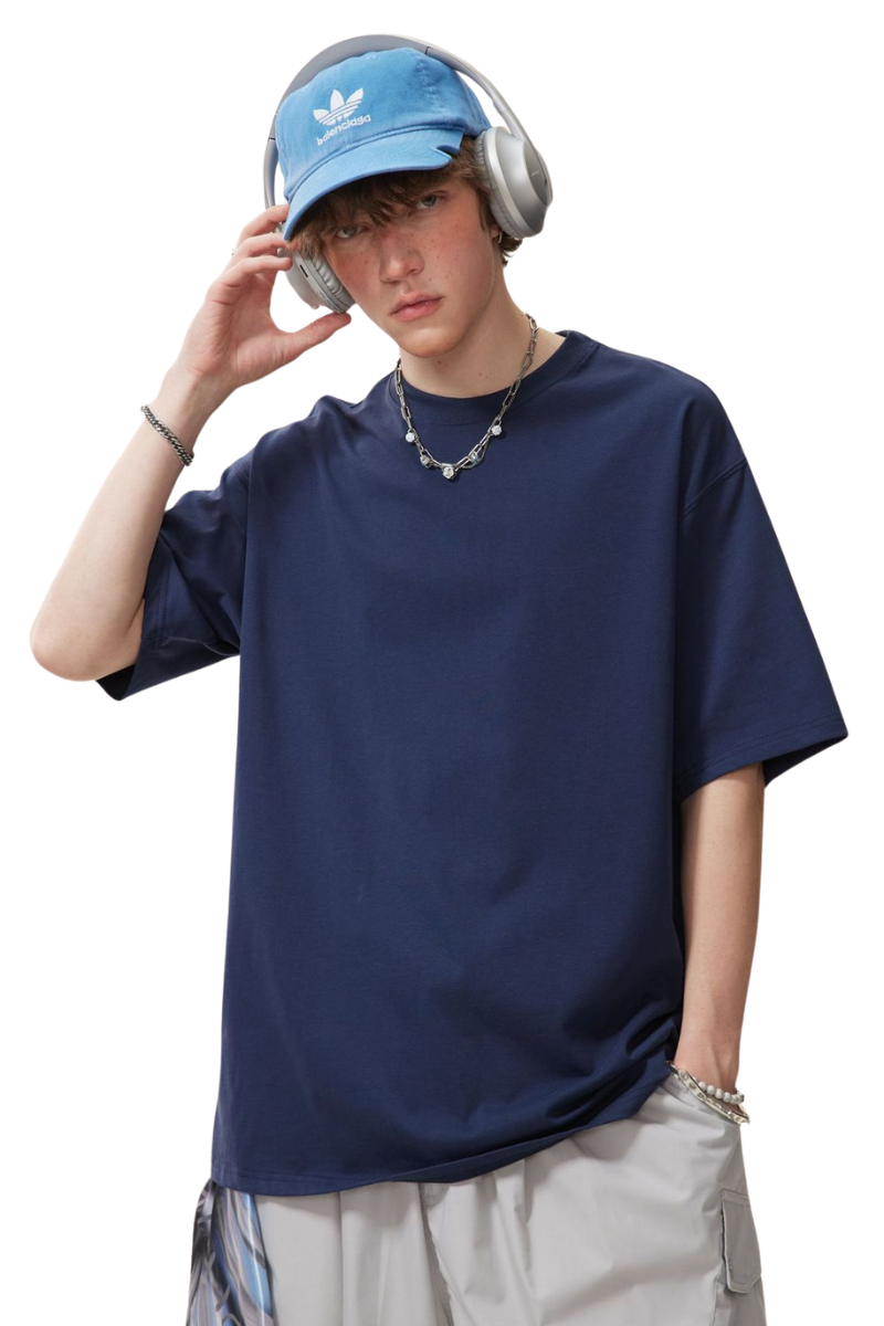Men's Summer Cotton Loose American Youth Street Tee