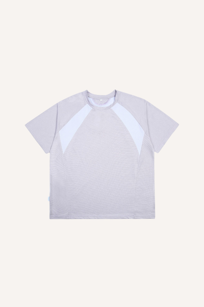 Unisex Summer COOLMAX LYCRA Wicking Quick Dry Colorblock Tee
