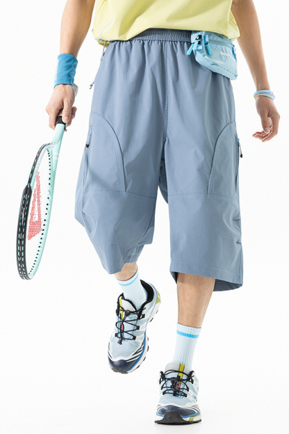 Men's Summer Hiking QuickDry Durable Cargo 7/8 Shorts