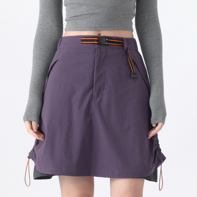 Women's Spring Ripstop A-Line Belted Cargo Hiking Skort