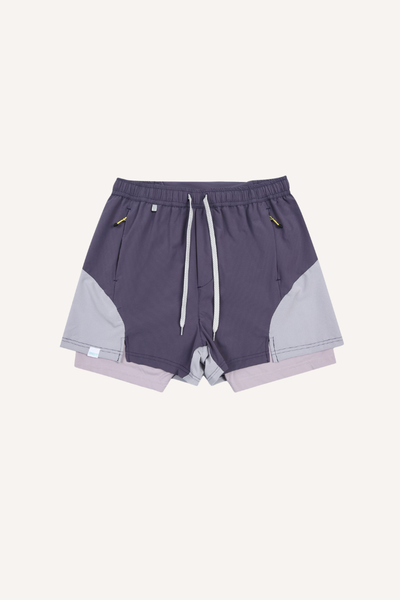 Unisex 2-in-1 Reflective UPF50+ Cooling Quick Dry Shorts