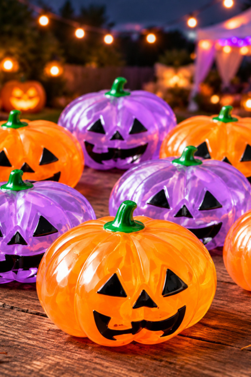 Unisex Fall Halloween Stretchy Gel Pumpkin Squishy Toy
