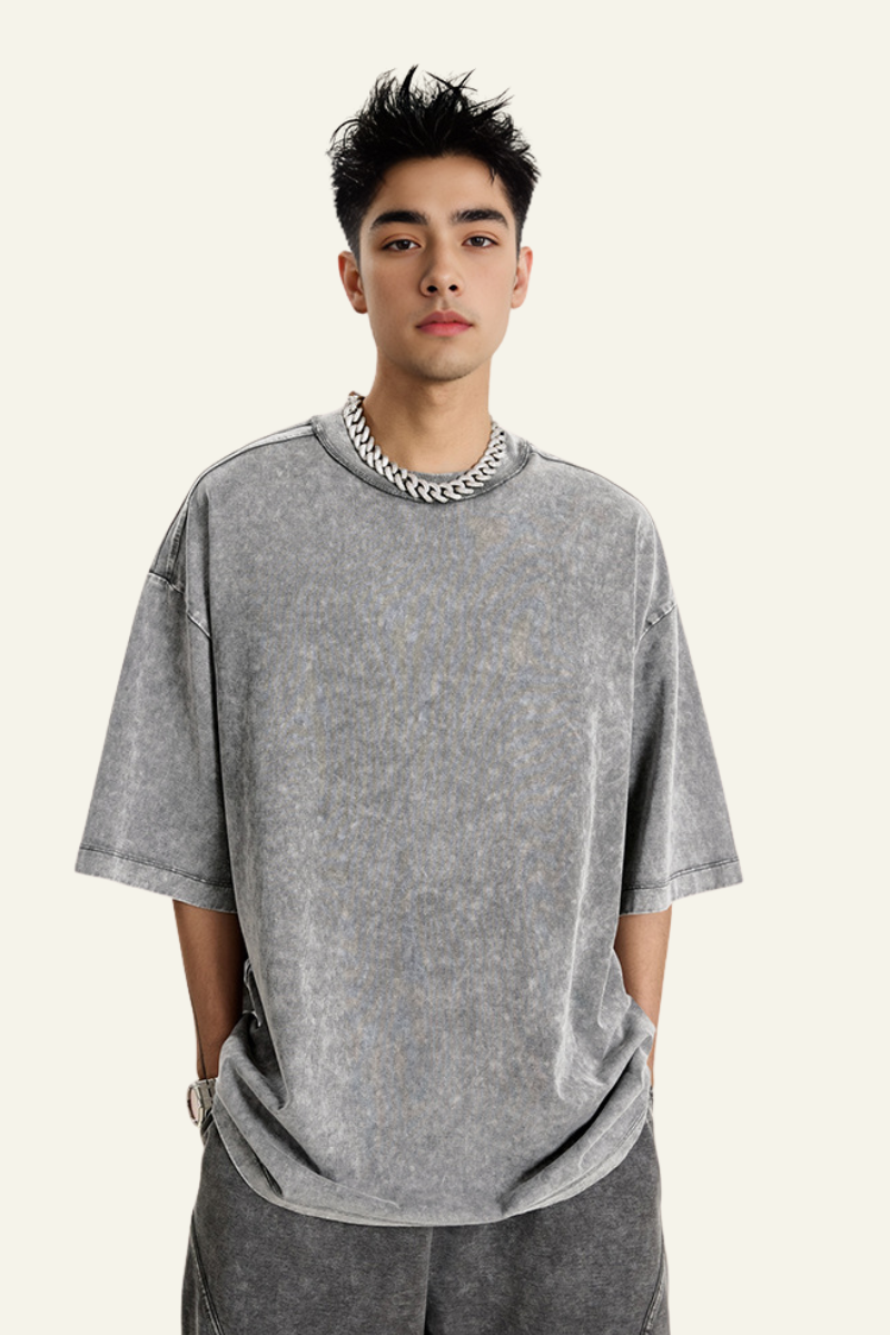Men's Cotton Heavyweight Washed T-shirt