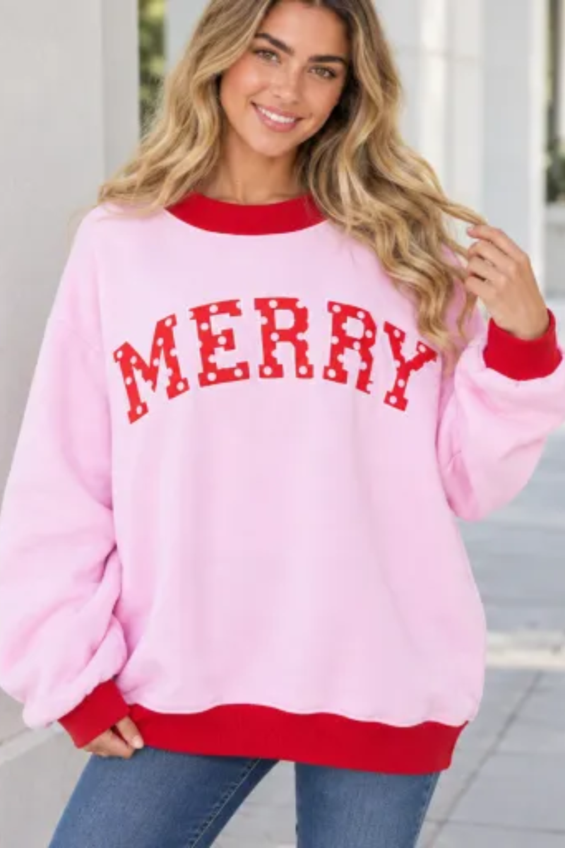 Women Fall Clothing Oversized Color Block Sweatshirt