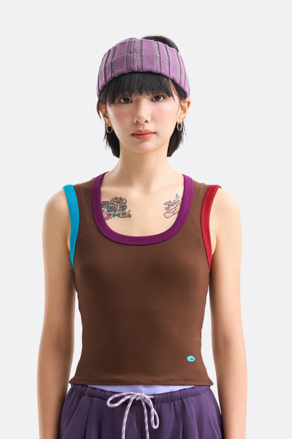Women's Stretch Quick Dry Backless Tank - Colorblock