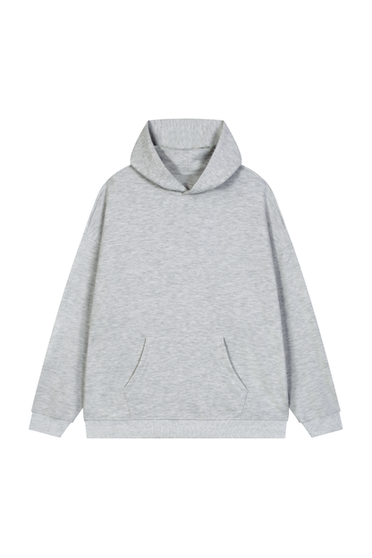 Men's Fall Waffle-Texture Drop-Shoulder Pullover Hoodie