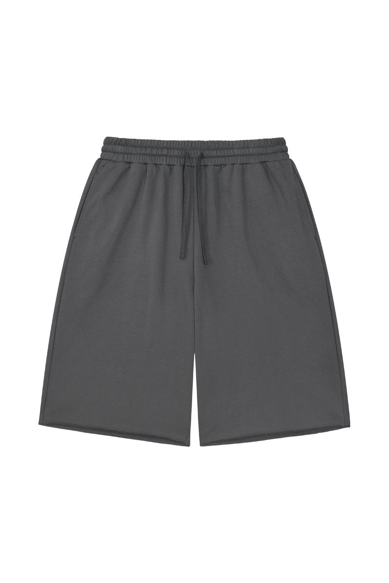 Men's Summer French-Terry Loose 7-Inch Streetwear Shorts