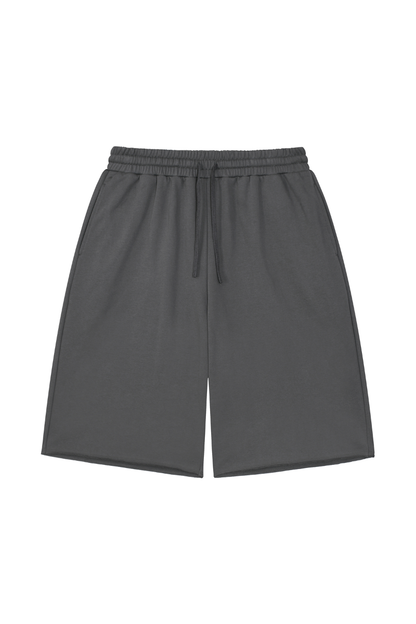Men's Summer French-Terry Loose 7-Inch Streetwear Shorts