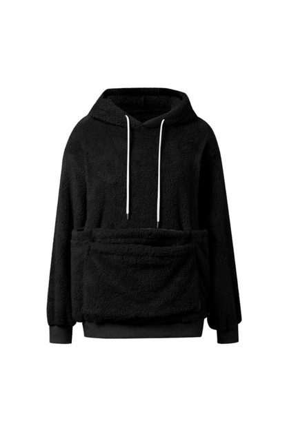 Women Fall Clothing Warm Double-Sided Fleece Pet Hoodie