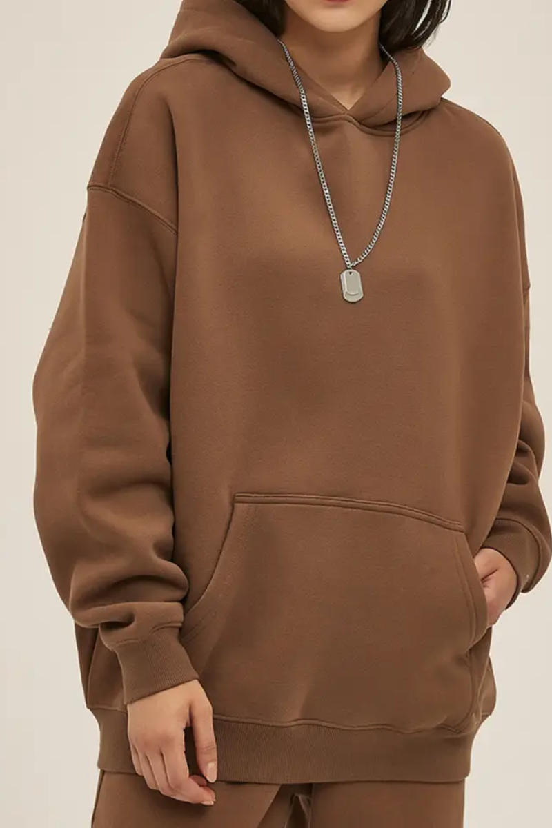 Men's 350G Heavyweight Large Pocket Hoodie Sweatshirts