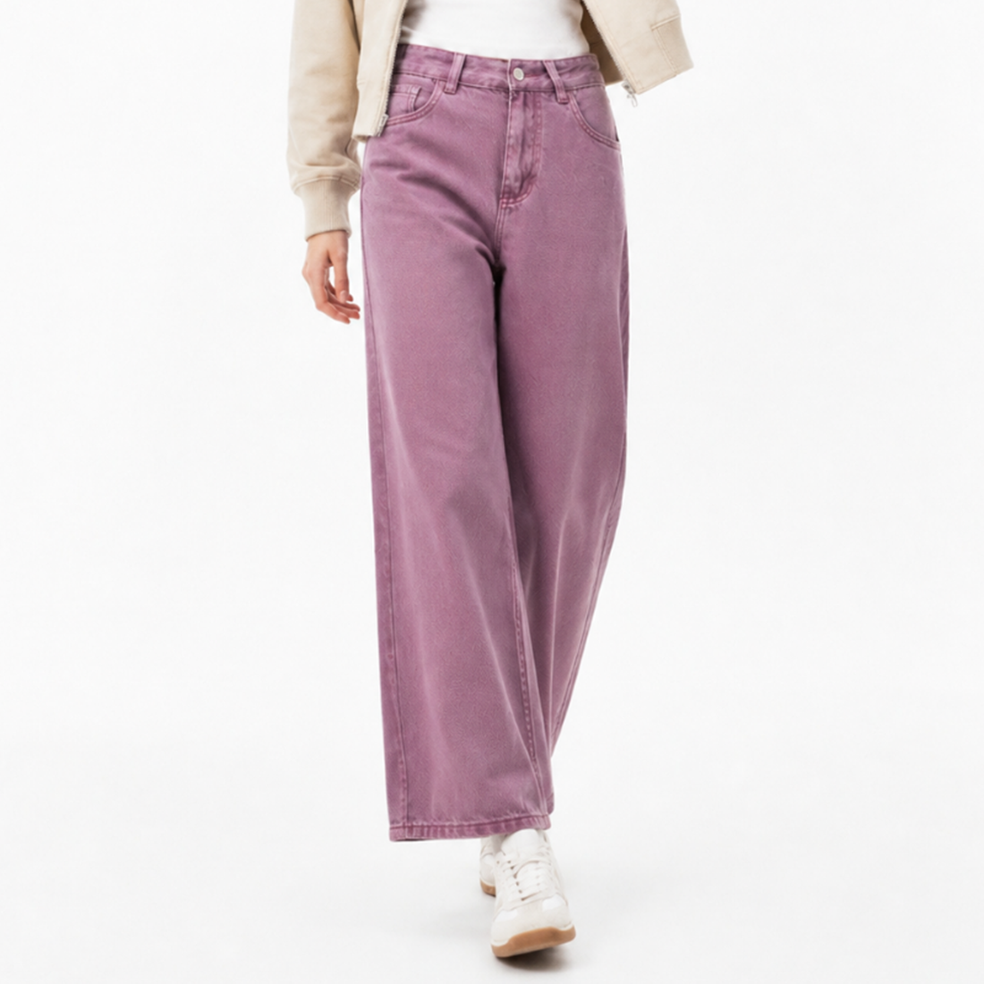 Women's & Unisex High Waist Wide Leg Jeans