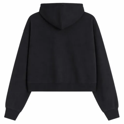 Women's Fall Dazzling-Wash Cropped Pullover Hoodie