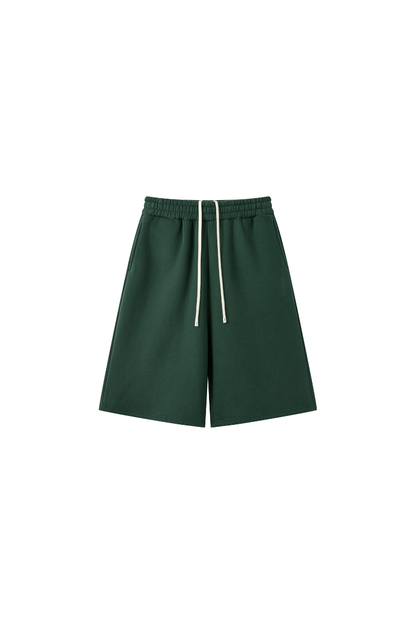 Men Fall Clothing Fleece Lined Drawstring Five Inch Shorts